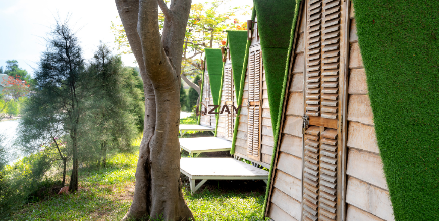 Kamp, Bahçe ve Tatil Alanları İçin Ahşap Kamelya ve Bungalov Modelleri